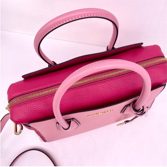 Michael Kors Mercer Medium Top Zip Belted
Satchel Crossbody Electric Pink - Picture 10 of 13